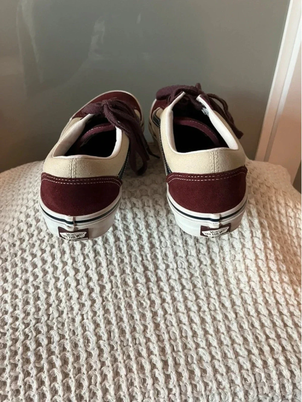 NWOT Vans Skate Old Skool Mauve Wine Burgundy Sneakers 468
